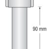 BARKA drain pipe, straight with 1¼" thread for 32mm hose 2 bk16003