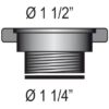 BARKA reducer from 1½" thread to 1¼" thread 2 bk16011
