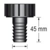BARKA hose connector with 1-1/4" thread for 25mm hose