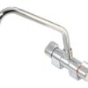 BARKA two-lever mixer tap, swivel and foldable MsCr with 3/8" thread