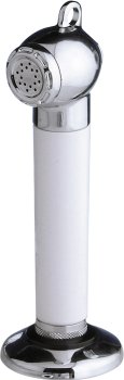 BARKA shower head with holder, extendable MsCr with 3/8" thread