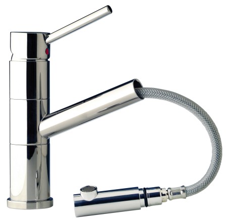 BARKA single-lever mixer tap, swivel and pull-out MsCr with ½" thread 1 BARKA single-lever mixer tap, swivel and pull-out MsCr with ½" thread