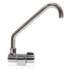BARKA swivel and foldable tap, MsCr with 3/8" thread 2 bk4100