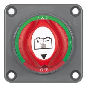 BEP Battery Selector Switch 701S 12/24V 200A 3-pole Flush Mount SB Pack