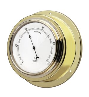 Hygrometer Maritim Ms polished scale 95mm, 140x56mm