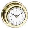 Ship's clock, maritime style, polished brass, scale 95mm, 140x56mm 3 bq1021