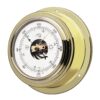 Maritime barometer, polished brass, scale 95mm, 140x59mm