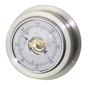 Maritime barometer, stainless steel scale, 95mm, 140x59mm