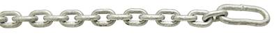 Short-link chain DIN766, galvanized, 6mm, 5m long with 2 end links 1 Short-link chain DIN766, galvanized, 6mm, 5m long with 2 end links