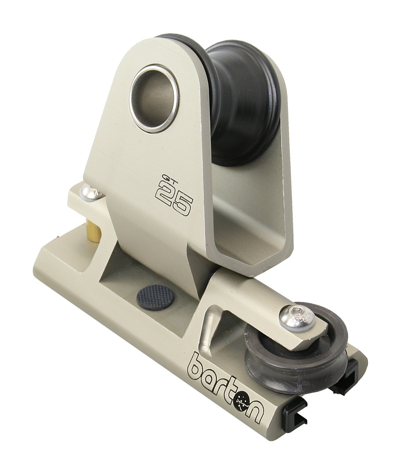 BARTON Genoa slide GT size 2 for 25mm T-track, with block and pin, silver 1 BARTON Genoa slide GT size 2 for 25mm T-track, with block and pin, silver