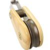 BARTON Victory single block, spherical, wood 30mm, rope 8mm, head strap 3 bt50030