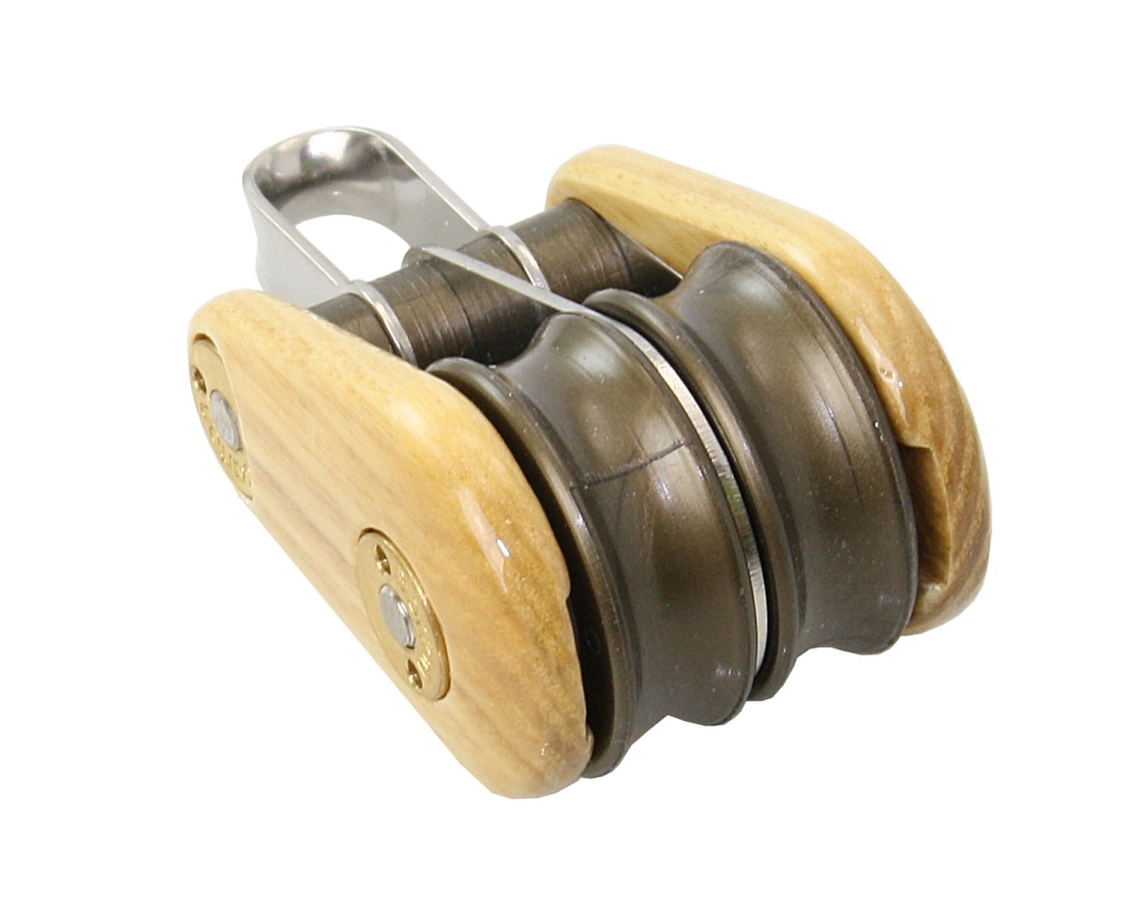 BARTON Victory double block, ball-bearing, wood, 45mm, headband 1 BARTON Victory double block, ball-bearing, wood, 45mm, headband