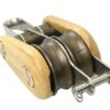 BARTON Victory double block, ball-shaped, wood, 30mm, headband/U-shaped bracket 3 bt52230