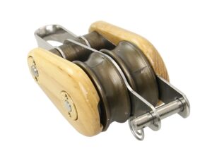 BARTON Victory double block, ball-shaped, wood, 30mm, headband/U-shaped bracket