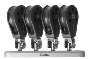 BARTON Aluminum Base/Base Plate for 4 Drop Deflection Blocks 35/45mm
