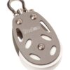 BARTON Single sliding block, aluminum, 50mm, rope 12mm, swivel shackle 2 bt82100