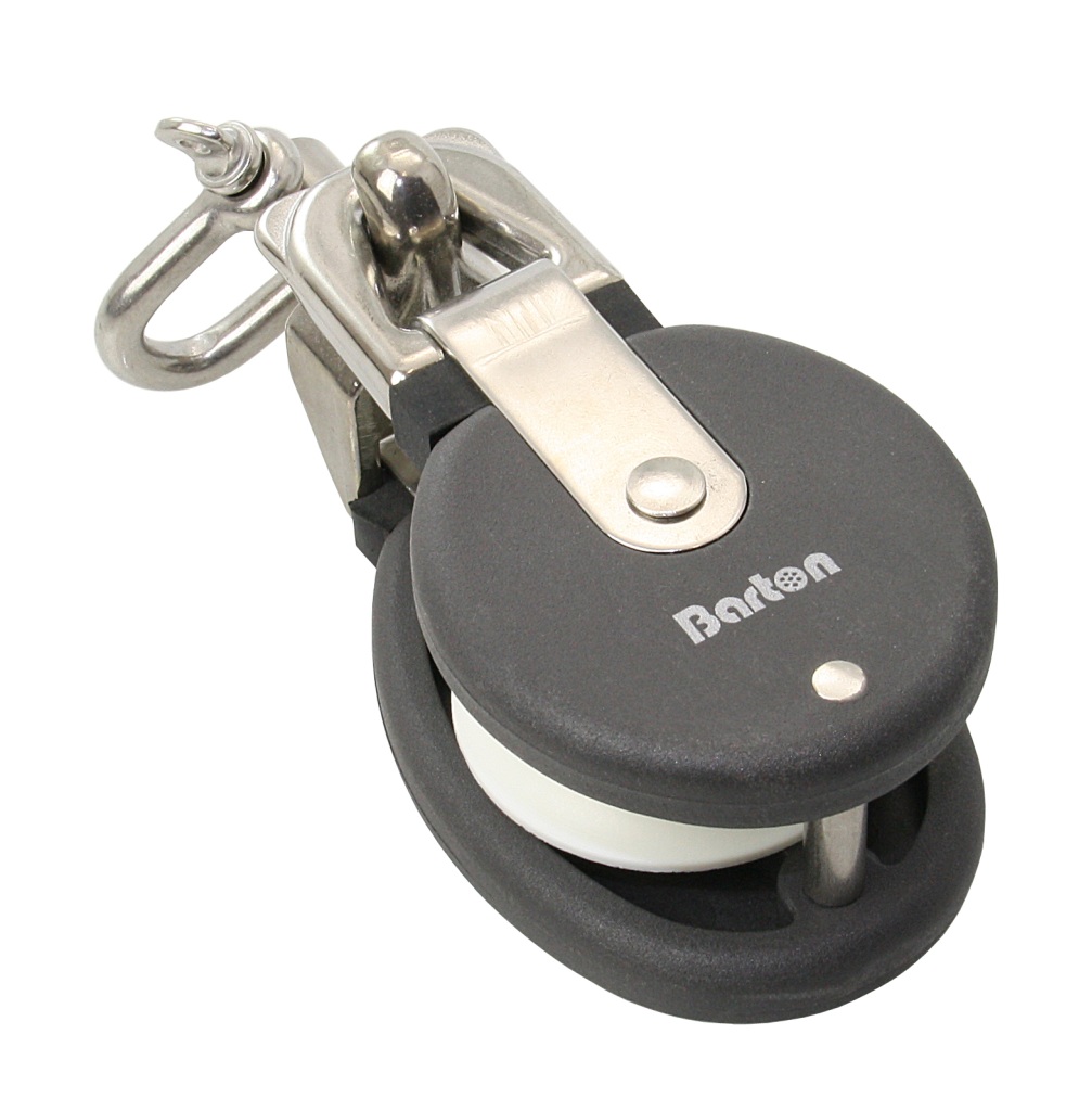 BARTON sliding snatch block, 48mm, rope 16mm, shackle 1 BARTON sliding snatch block, 48mm, rope 16mm, shackle