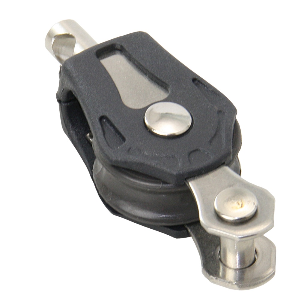 BARTON Single sliding block 20mm, rope 5mm, swivel without shackle/U-shackle 1 BARTON Single sliding block 20mm, rope 5mm, swivel without shackle/U-shackle