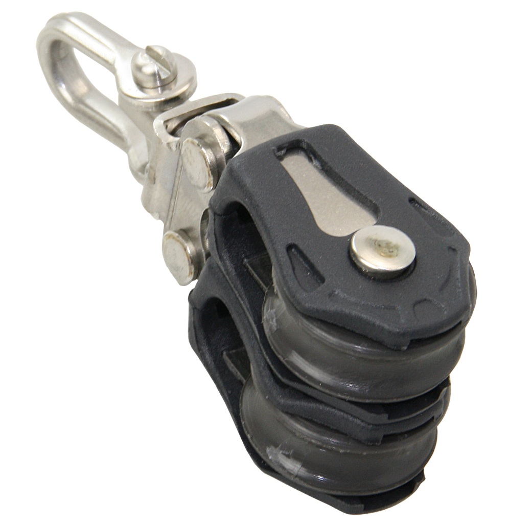 BARTON double block, spherical, 20mm, rope 5mm, swivel shackle 1 BARTON double block, spherical, 20mm, rope 5mm, swivel shackle