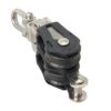 BARTON double block, sliding, 20mm, rope 5mm, swivel shackle/U-shackle 3 btn00231