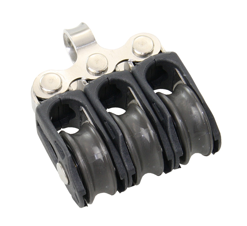 BARTON Triple block sliding 20mm, rope 5mm, head restraint 1 BARTON Triple block sliding 20mm, rope 5mm, head restraint