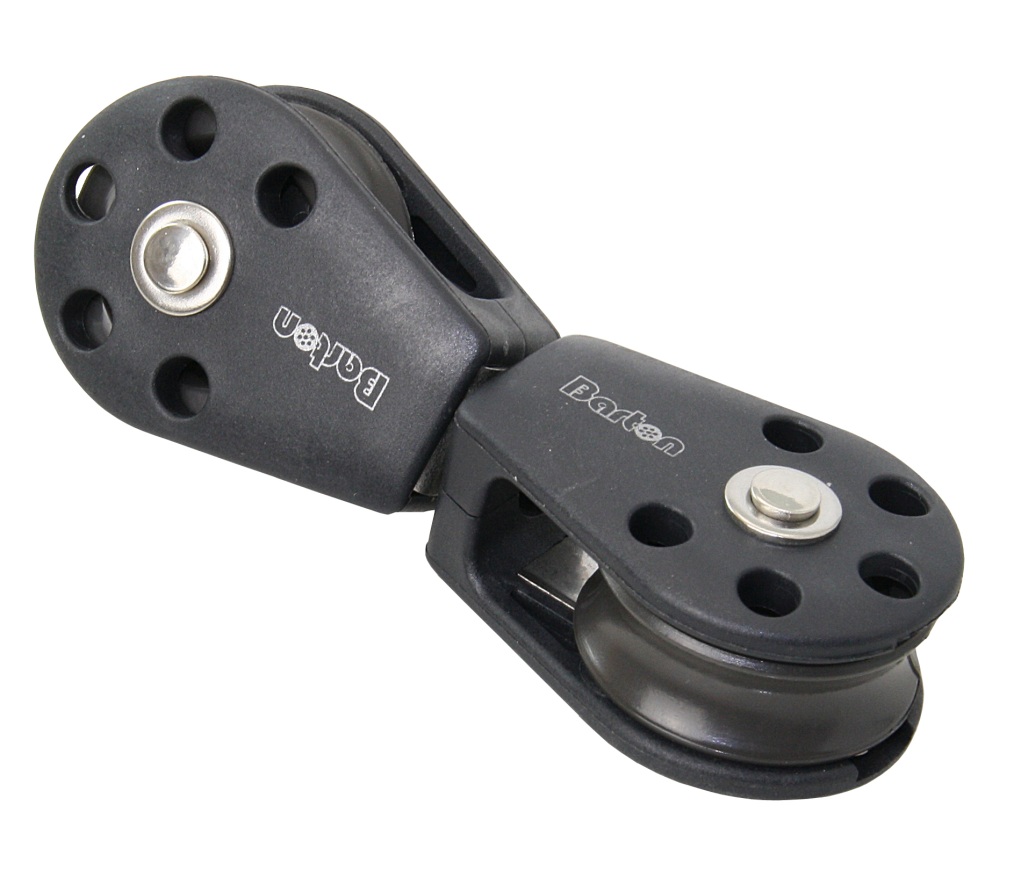 BARTON Back-2-Back Block ball. 35mm, rope 8mm 1 BARTON Back-2-Back Block ball. 35mm, rope 8mm