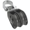 BARTON double block, sliding, 35mm, rope 8mm, for railing 25mm