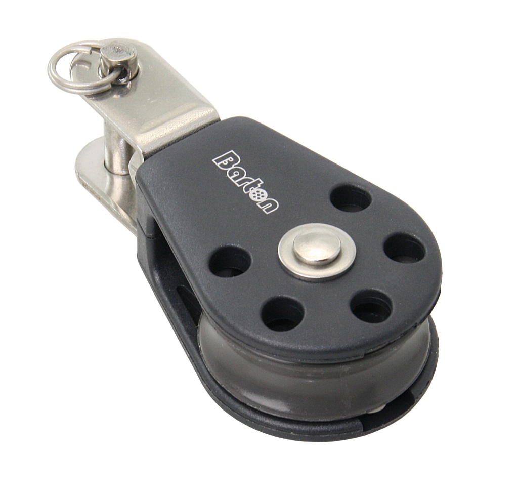 BARTON Single sliding block 45mm, rope 10mm, fork 1 BARTON Single sliding block 45mm, rope 10mm, fork