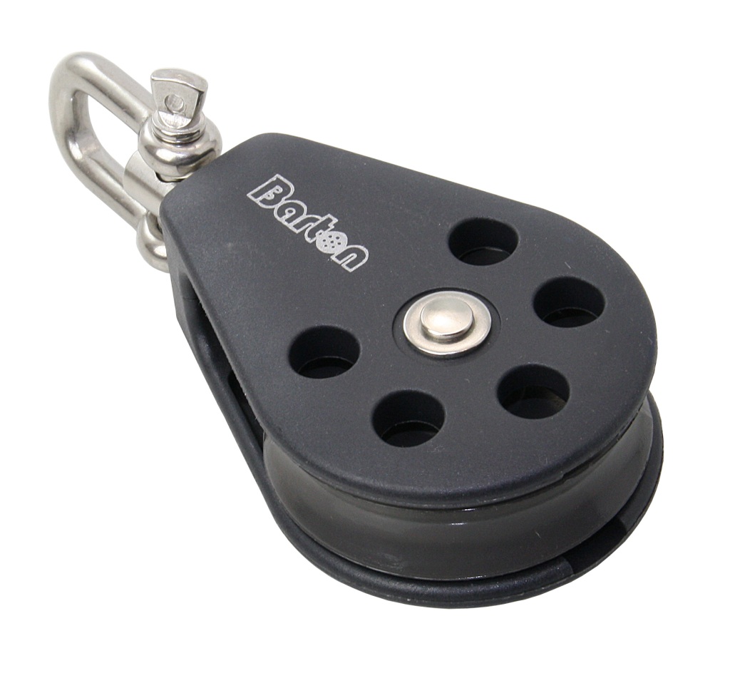 BARTON single block, spherical, 35mm, rope 8mm, swivel shackle 1 BARTON single block, spherical, 35mm, rope 8mm, swivel shackle