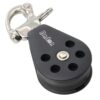 BARTON single sliding block 45mm, rope 10mm, snap shackle