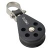 BARTON single sliding block, 45mm, rope 10mm, for railing 25mm 2 btn03190