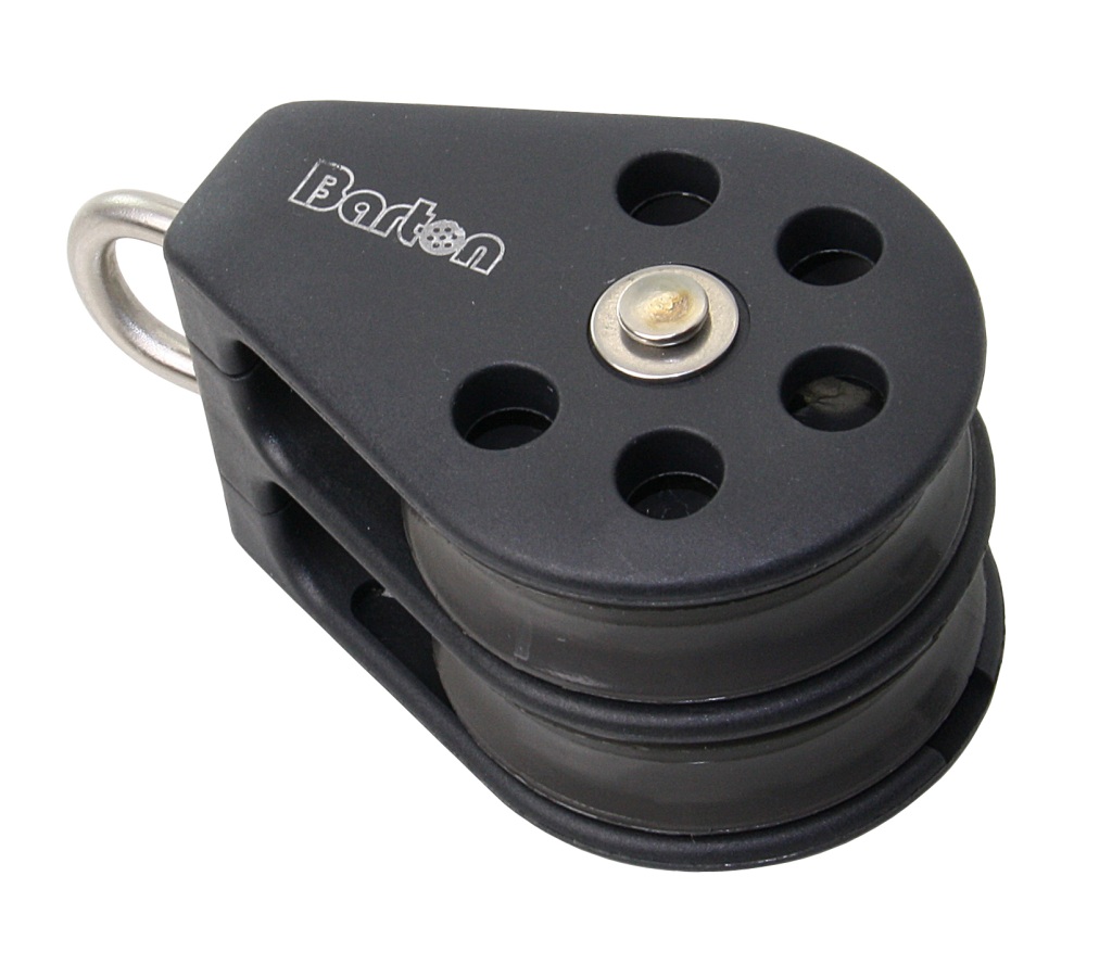 BARTON double block, sliding, 45mm, rope 10mm, head restraint 1 BARTON double block, sliding, 45mm, rope 10mm, head restraint