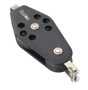 BARTON violin block, spherical, 45/30mm, rope 8mm, headband/U-shaped bracket