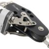 BARTON violin block, ball-shaped, 45/30mm, 8mm rope, swivel/U-shaped clamp 3 btn03731