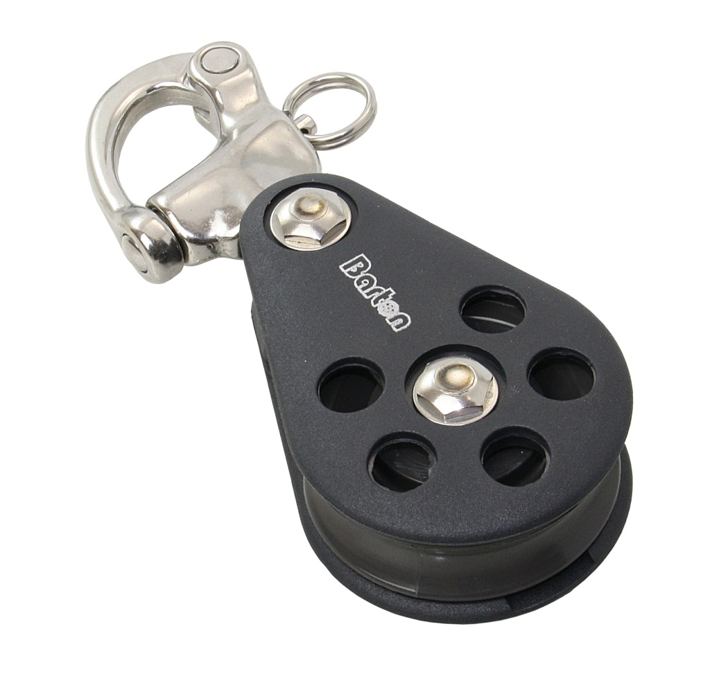 BARTON single block, spherical, 70mm, rope 14mm, snap shackle 1 BARTON single block, spherical, 70mm, rope 14mm, snap shackle