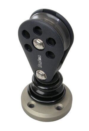 BARTON Single standing block, spherical, 63mm, rope 12mm