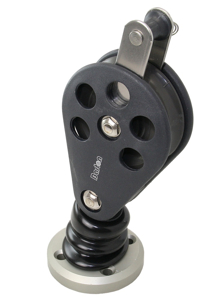 BARTON Single sliding standing block, 64mm, rope 12mm, U-bolt 1 BARTON Single sliding standing block, 64mm, rope 12mm, U-bolt