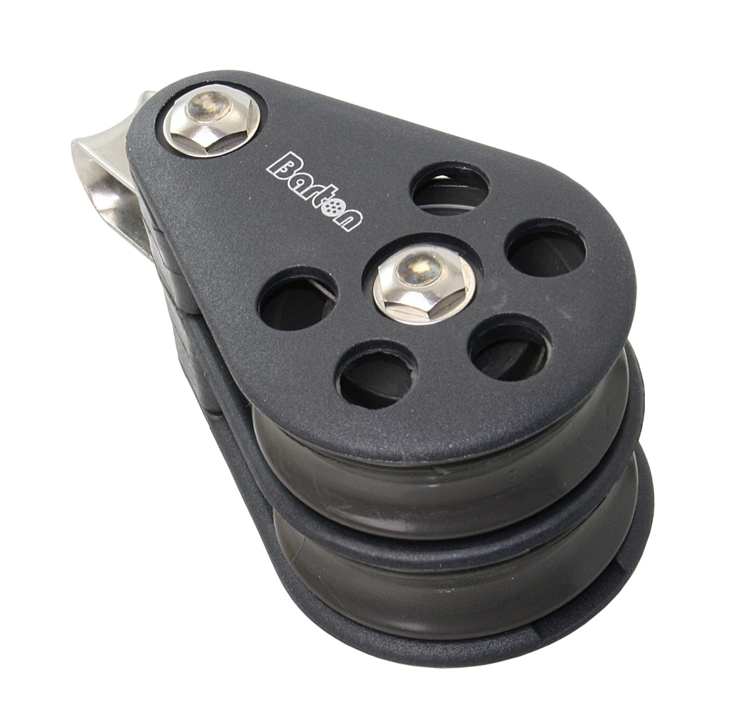 BARTON double block, spherical, 54mm, rope 12mm, head restraint 1 BARTON double block, spherical, 54mm, rope 12mm, head restraint