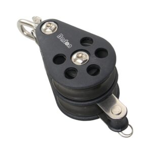 BARTON double block, sliding, 54mm, rope 12mm, reversible/U-bolt