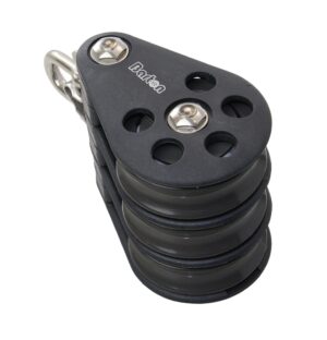 BARTON Triple Block, sliding, 54mm, rope 12mm, reversible shackle