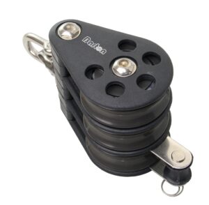 BARTON Triple Block, ball bearing, 70mm, cable 14mm, reversible/U-shaped bracket