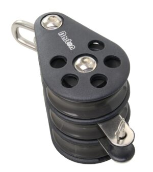 BARTON Triple Block, sliding, 54mm, rope 12mm, swivel shackle/U-shackle