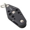 BARTON Violin Block, sliding, 64/38mm, rope 12mm, swivel shackle