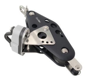 BARTON Violin Block, sliding, 64/38mm, 12mm rope, swivel, U-shaped clamp.
