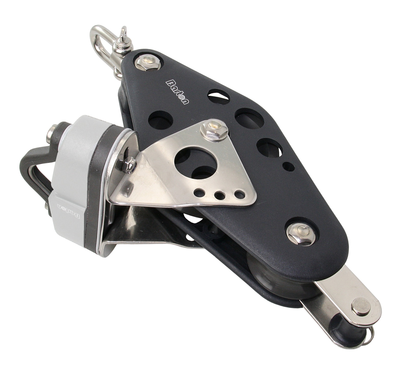 BARTON Violin Block, sliding, 64/38mm, 12mm rope, swivel, U-shaped clamp. 1 BARTON Violin Block, sliding, 64/38mm, 12mm rope, swivel, U-shaped clamp.