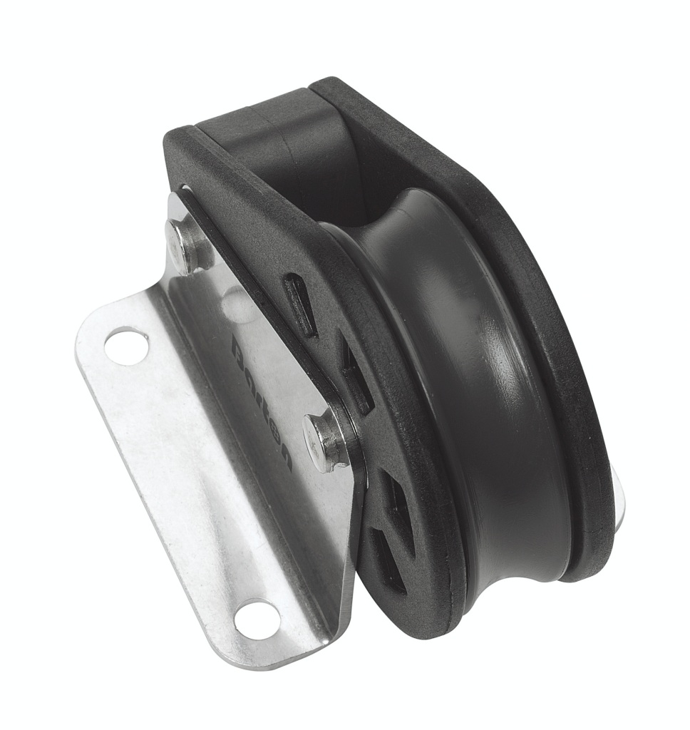 BARTON Single Swivel Pulley, 30mm diameter, 8mm rope 1 BARTON Single Swivel Pulley, 30mm diameter, 8mm rope