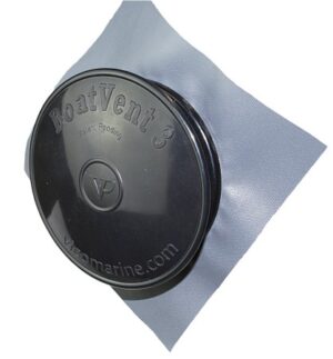 BOATVENT Tarpaulin vent, plastic, 109mm, black