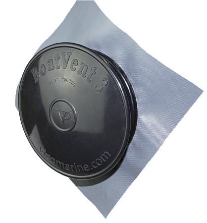 BOATVENT Tarpaulin vent, plastic, 109mm, black 1 BOATVENT Tarpaulin vent, plastic, 109mm, black