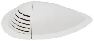 BOATVENT Aero S 2-piece tarpaulin vent, sew-on rubber, white