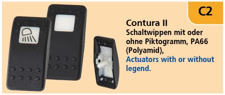CARLING Contura II rocker switch 'windscreen wiper' 1 CARLING Contura II rocker switch 'windscreen wiper'